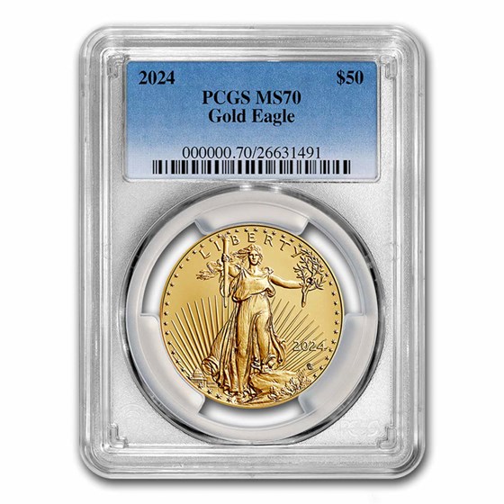 2024 1 oz American Gold Eagle MS-70 PCGS 2024 1 oz American Gold Eagle MS-70 PCGS