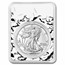2024 1 oz American Silver Eagle (w/Black Bats Card, In TEP)