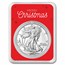 2024 1 oz American Silver Eagle - w/Christmas Snowy Village Card