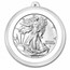 2024 1 oz American Silver Eagle - w/Holiday Tin, Peace Love & Joy