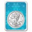 2024 1 oz American Silver Eagle - w/Snowflakes Card