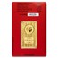 2024 1 oz Gold Bar - Perth Mint Lunar Dragon (In Assay)