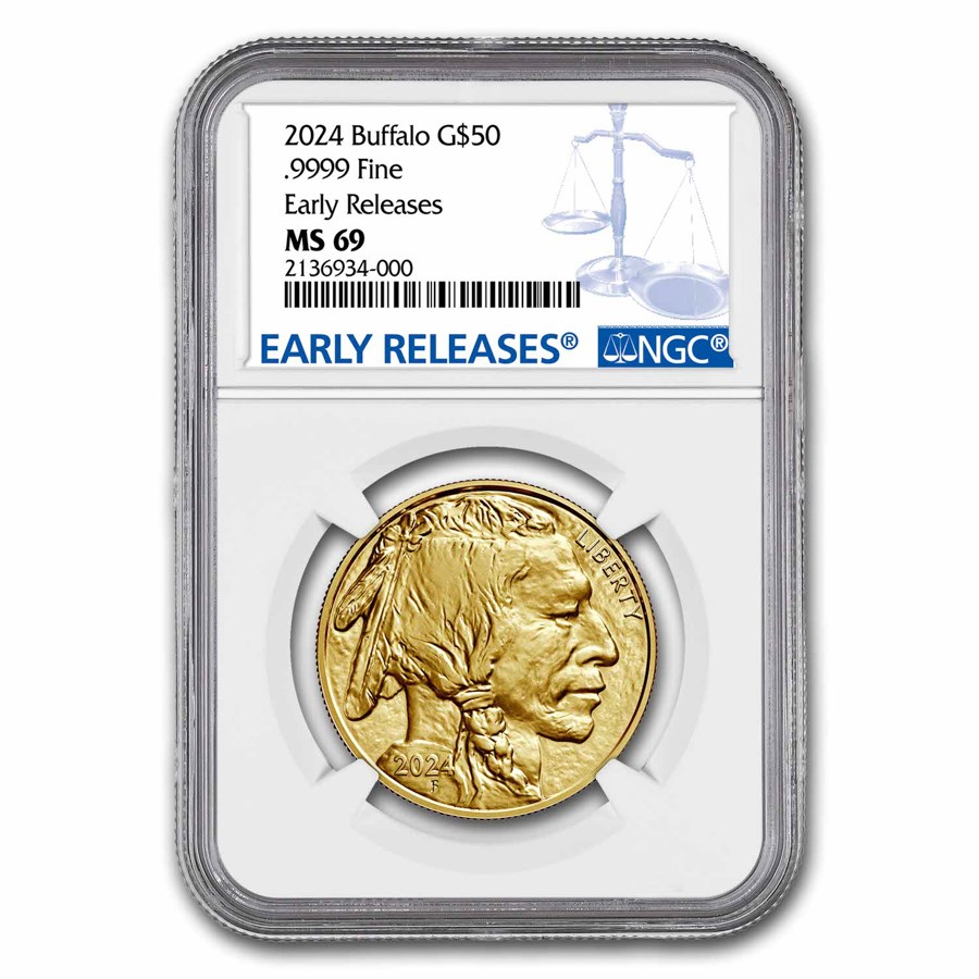 Buy 2024 1 oz Gold Buffalo MS-69 NGC | APMEX