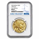 2024 1 oz Gold Buffalo MS-69 NGC (Early Releases)