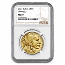 2024 1 oz Gold Buffalo MS-69 NGC