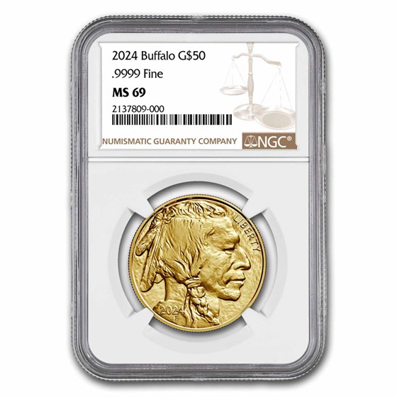 2024 1 oz Gold Buffalo MS-69 NGC 2024 1 oz Gold Buffalo MS-69 NGC