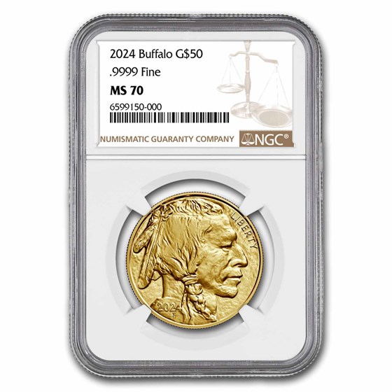 2024 1 oz Gold Buffalo MS-70 NGC 2024 1 oz Gold Buffalo MS-70 NGC