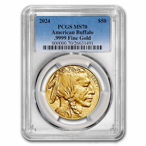 2024 1 oz Gold Buffalo MS-70 PCGS 2024 1 oz Gold Buffalo MS-70 PCGS