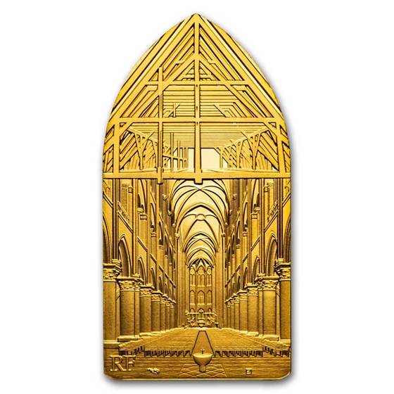 2024 1 oz Proof Gold €200 Excellence Series (Notre-Dame Shape) 2024 1 oz Proof Gold €200 Excellence Series (Notre-Dame Shape)