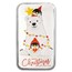 2024 1 oz Silver Colorized Bar - Christmas Polar Bear & Pengins