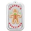 2024 1 oz Silver Colorized Bar - Gingerbread Cookies on Tray