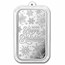 2024 1 oz Silver Colorized Bar - Happy Holidays Polar Bear