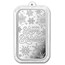 2024 1 oz Silver Colorized Bar - Happy Holidays Street Lamp
