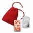 2024 1 oz Silver Colorized Bar - Mary & Jesus in Red Stitch