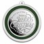 2024 1 oz Silver Colorized Round - Christmas Tree Rex