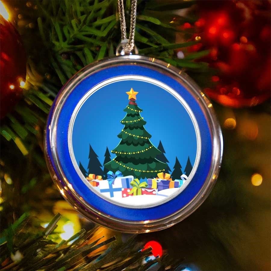2024 1 oz Silver Colorized Round - Christmas Tree