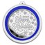 2024 1 oz Silver Colorized Round - Dove Snowflakes