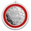2024 1 oz Silver Colorized Round - Festive Dove of Peace