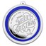 2024 1 oz Silver Colorized Round - Jesus In The Manger Blue