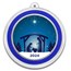 2024 1 oz Silver Colorized Round - Jesus In The Manger Blue