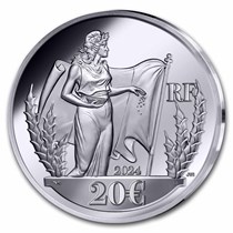 2024 1 oz Silver HR Proof €20 Mercanti - Jimenez Collection
