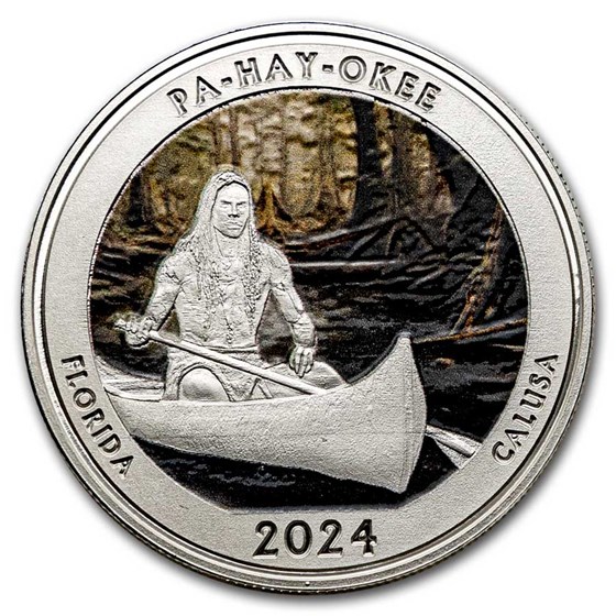 2024 1 oz Silver NATB Florida Everglades National Park (Color) 2024 1 oz Silver NATB Florida Everglades National Park (Color)