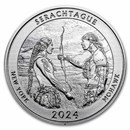 2024 1 oz Silver NATB New York Saratoga National Historic Park
