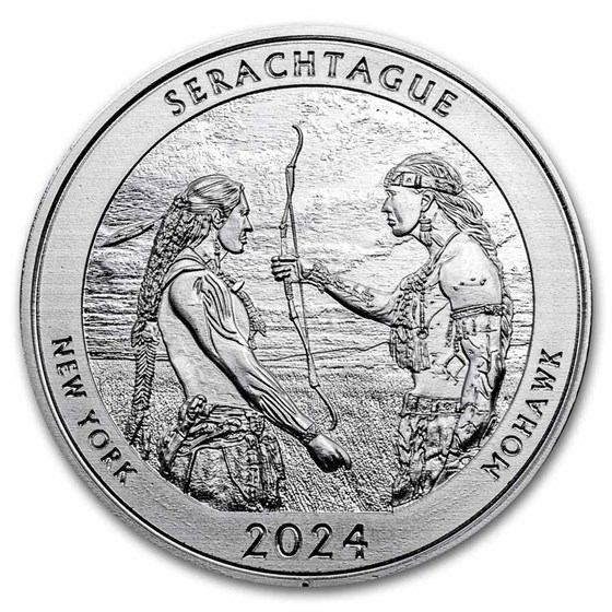 2024 1 oz Silver NATB New York Saratoga National Historic Park 2024 1 oz Silver NATB New York Saratoga National Historic Park