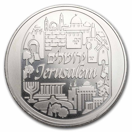 2024 1 oz Silver Round - Holy Land Mint (Jerusalem) 2024 1 oz Silver Round - Holy Land Mint (Jerusalem)