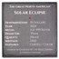 2024 1 oz Silver Solar Eclipse Curved Proof Coin
