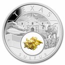 2024 1 oz Silver Treasures of the U.S. Texas Sulphur (Box/COA)