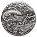 2024 2 oz Silver Coin - Biblical Series (Jonah & the Large Fish)