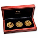 2024 - 2026 New Zealand 3-Coin Gold Taniwha Proof Set