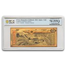 2024 25 New Hampshire Goldback - Aurum Gold Foil Note MS-70 PCGS
