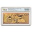 2024 50 Wyoming Goldback - Aurum Gold Foil Note MS-70 PCGS