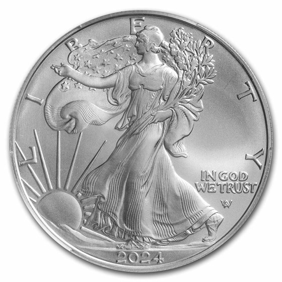 2024 American Silver Eagle MS69 CAC (First Day of Delivery)