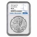 2024 American Silver Eagle MS-69 NGC (Early Releases)