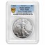 2024 American Silver Eagle MS-69 PCGS (Error, Struck-Thru Obv)