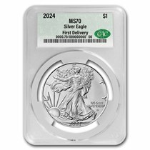 Buy 2024 American Silver Eagle MS-70 CAC (First Delivery) | APMEX