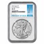 2024 American Silver Eagle MS-70 NGC (First Day of Issue)