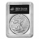 2024 American Silver Eagle MS-70 PCGS (FirstStrike®, Black Label)