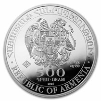 Buy 20-Coin 2024 Armenia 1 oz Silver Noah's Ark MD Tube | APMEX