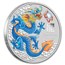 2024 AUS 1/2 oz Silver Blue Lunar Dragon BU (Cap, SIII)