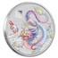 2024 AUS 1/2 oz Silver White Lunar Dragon BU (Cap, SIII)