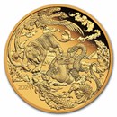2024 AUS 1 oz Gold Chinese Myths & Legends Four Guardians Proof