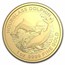 2024 AUS 1 oz Gold Hourglass Dolphin MS-70 PCGS (First Strike)