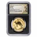 2024 AUS 1 oz Gold Kangaroo MS-70 NGC (1 of the 1st 300 Issued)