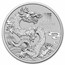 2024 AUS 1 oz Platinum Lunar Dragon MS-70 PCGS (FDI, Red Label)