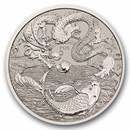2024 AUS 1 oz Platinum Myths & Legends Rev. Proof Dragon & Koi