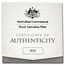 2024 AUS 1 oz Silver Dolphin High Relief Proof (COA #10, w/Box)